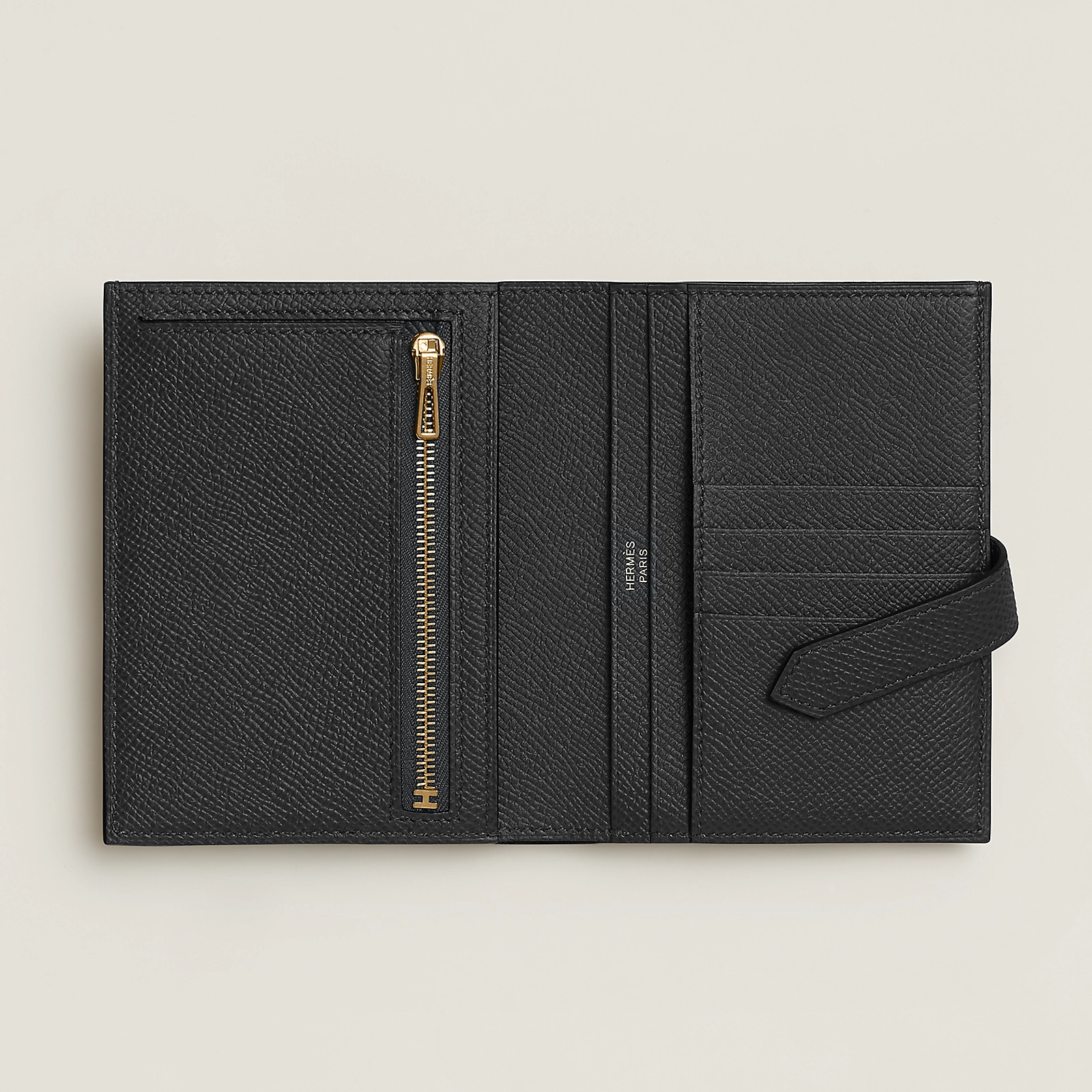 Hermes Bearn Short Wallet Epsom 小牛皮 短錢包 黑色 價格
