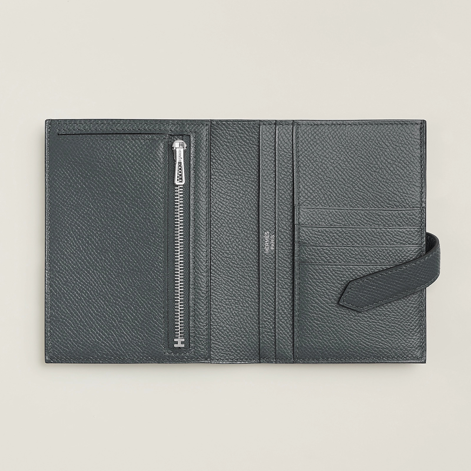 2024臺灣桃園機場免稅店購物攻略 Hermes Bearn Short Wallet Epsom 霧灰色 價格