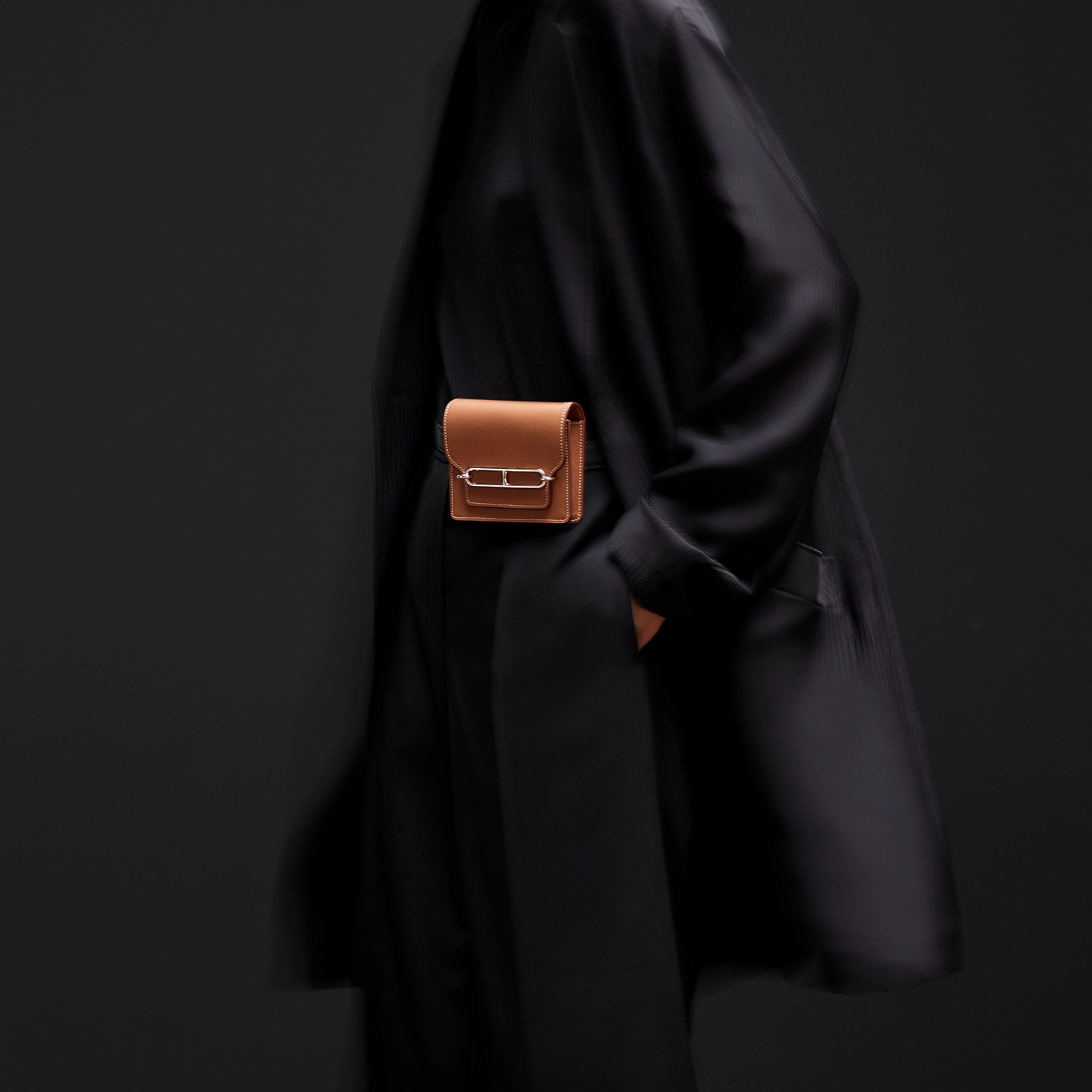 愛馬仕 Hermes Roulis Slim wallet Evercolor 錢包 CK37 金棕色