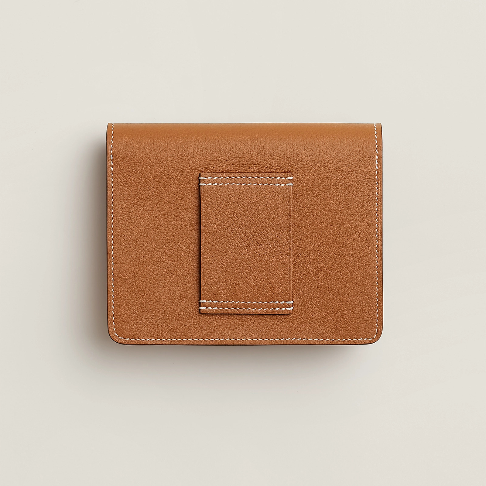 愛馬仕 Hermes Roulis Slim wallet Evercolor 錢包 CK37 金棕色