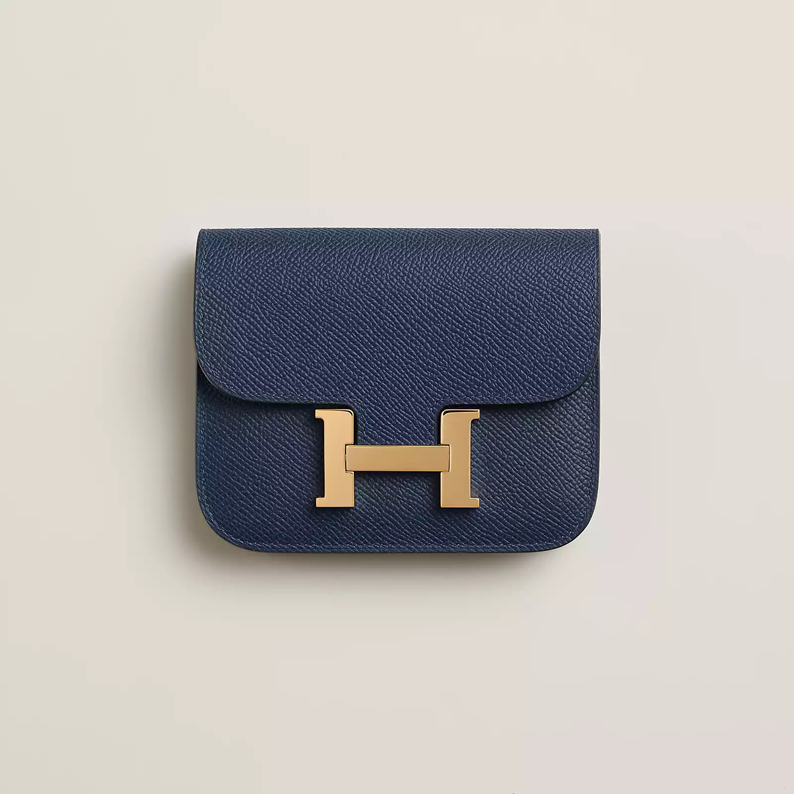 Hermes Constance Slim wallet Epsom 愛馬仕 CC7U 深海蓝 Bleu Navy 錢包
