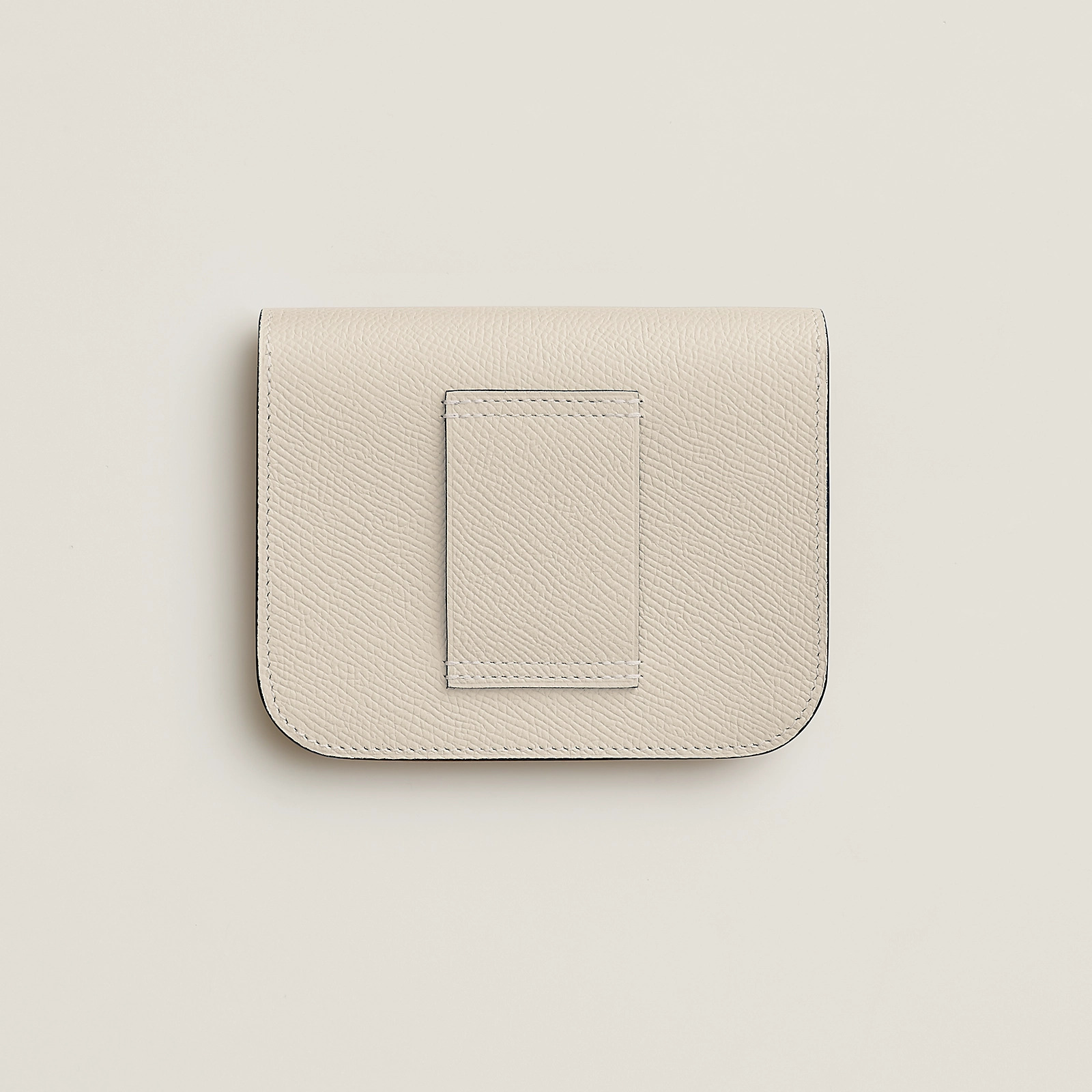 Hermes Constance Slim wallet Epsom小牛皮錢包 CK10粉筆白