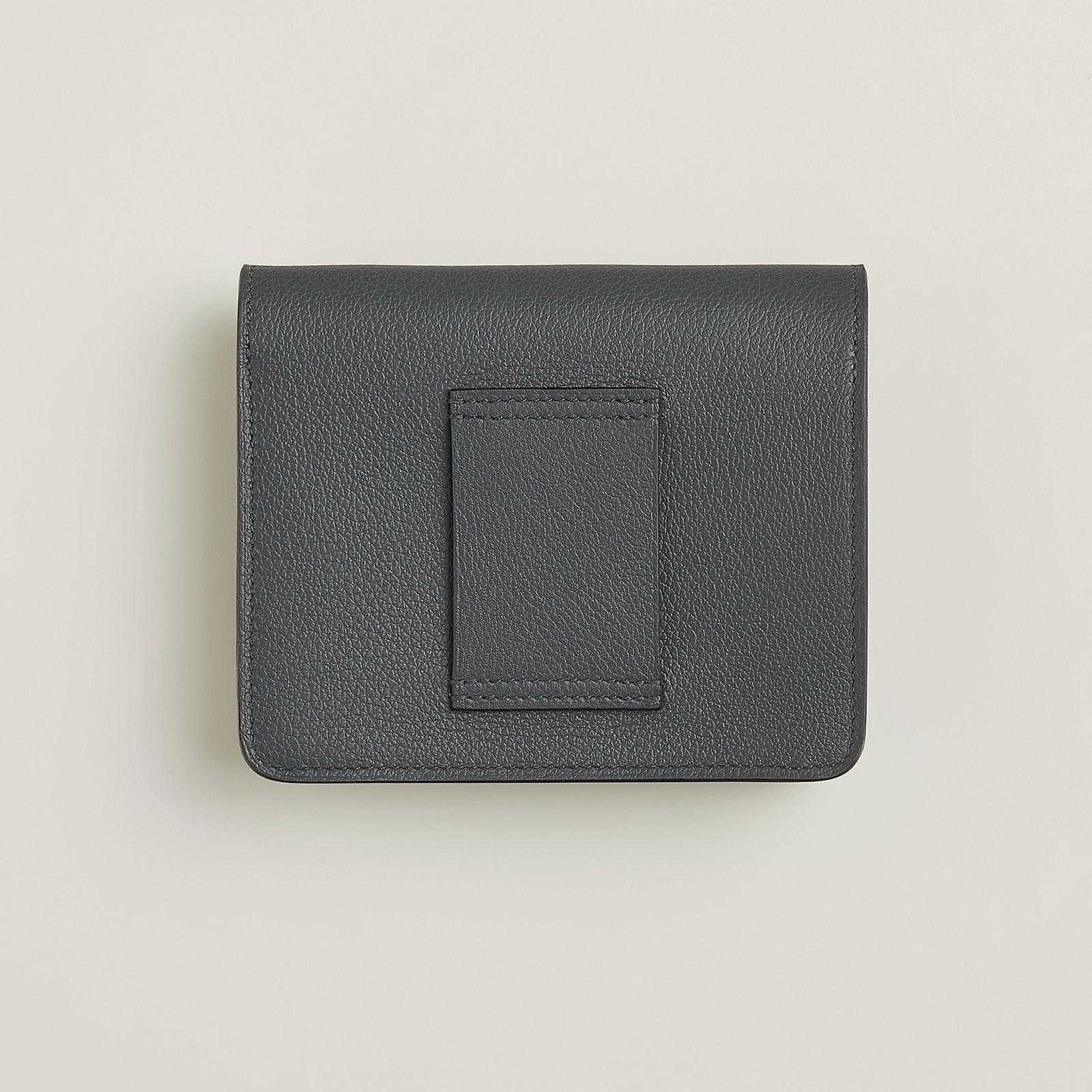 愛馬仕 Hermes Roulis Slim wallet Evercolor 錢包 霧灰色 / 馬爾法米色