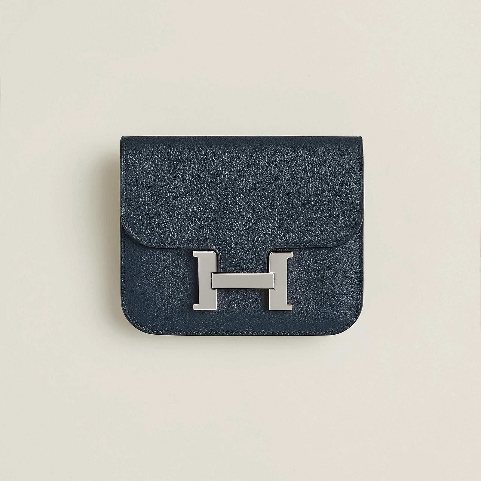 愛馬仕 Hermes Constance Slim wallet Evercolor 錢包 CKM0 新深海藍