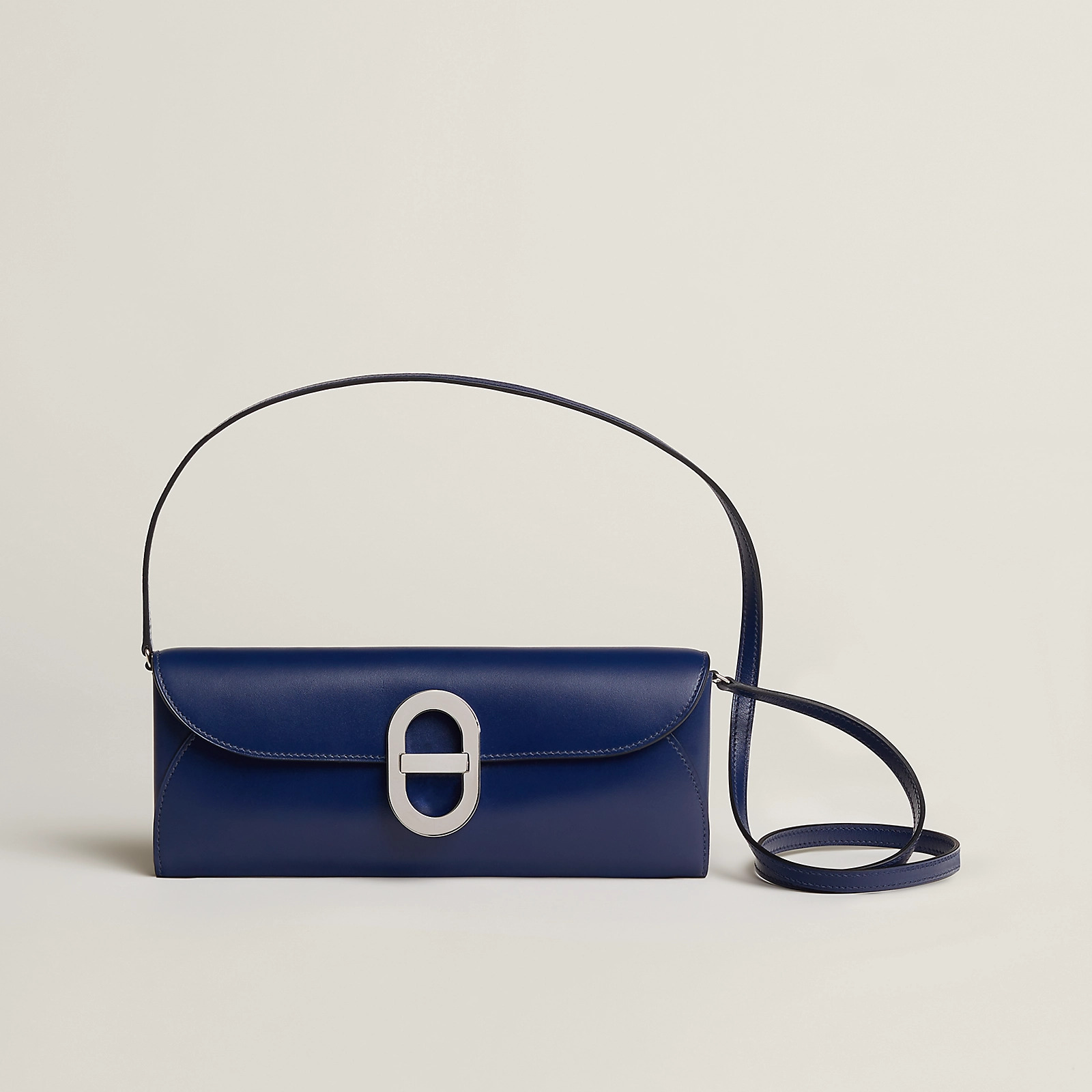 愛馬仕 Hermes Chaine d'Ancre To Go 小牛皮錢包 CK73 寶石藍