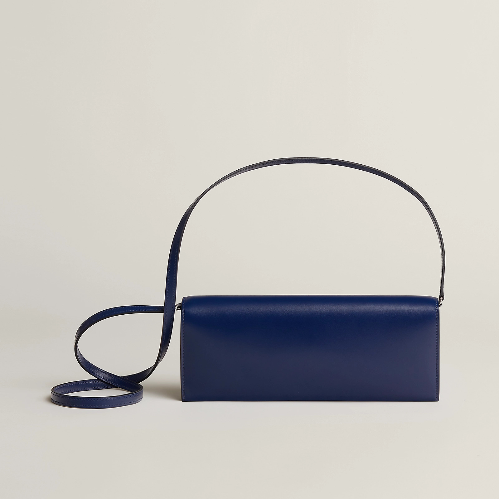 愛馬仕 Hermes Chaine d'Ancre To Go 小牛皮錢包 CK73 寶石藍