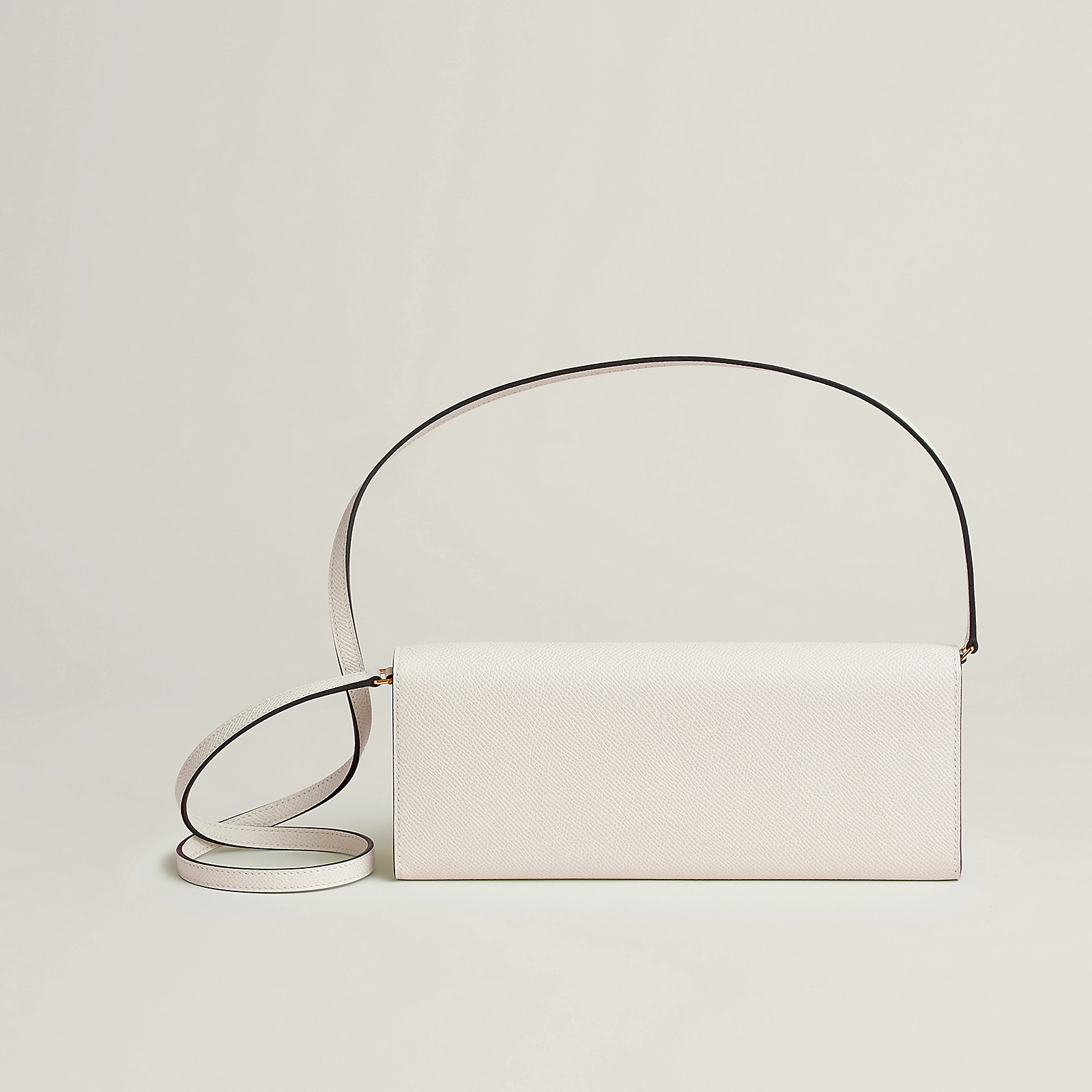 愛馬仕 Hermes Chaine d'Ancre To Go Wallet 豬鼻子 錢包 CCM4 淺灰色