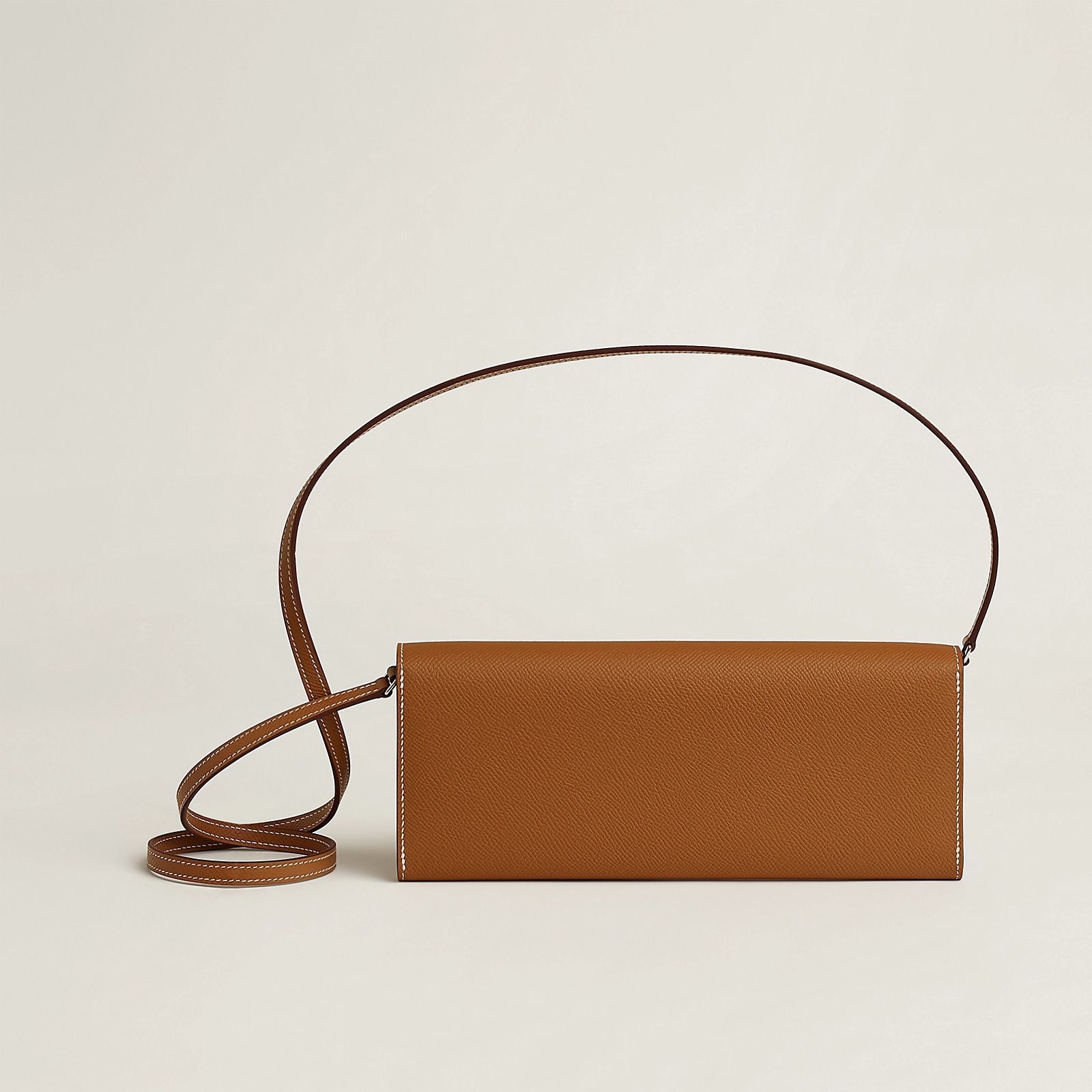 愛馬仕豬鼻子錢包價格 Hermes Chaine d'Ancre To Go Wallet 金棕色 銀扣