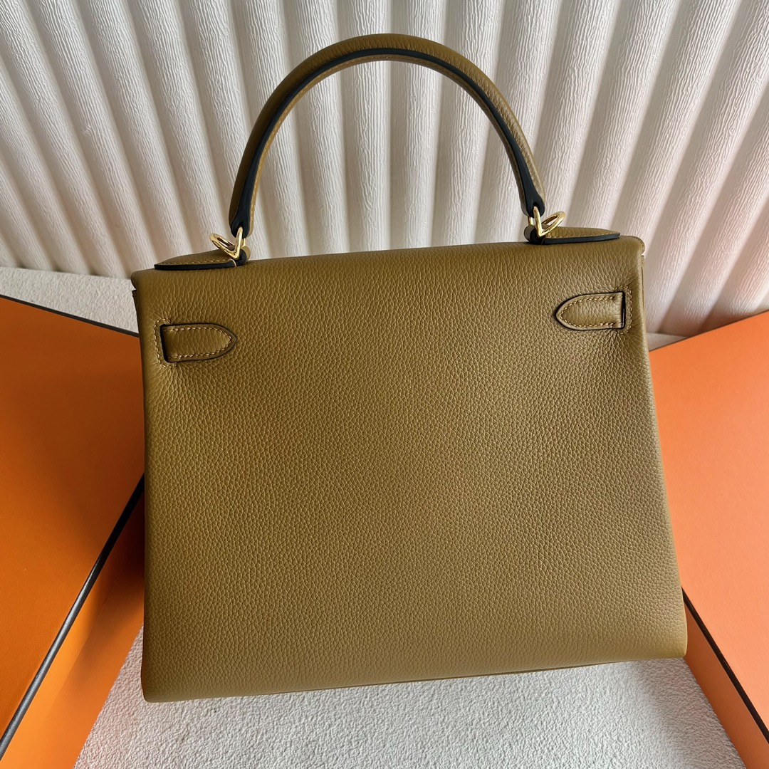 愛馬仕馬來西亞專賣店 Hermès Kelly 28cm Togo Leather 顏色U8 Bronze金銅色-Qatar Kuwait Hermes Birkin Kelly Lindy bag 愛馬仕馬來西亞專賣店 Hermès Kelly 28cm Togo Leather 顏色U8 Bronze金銅色