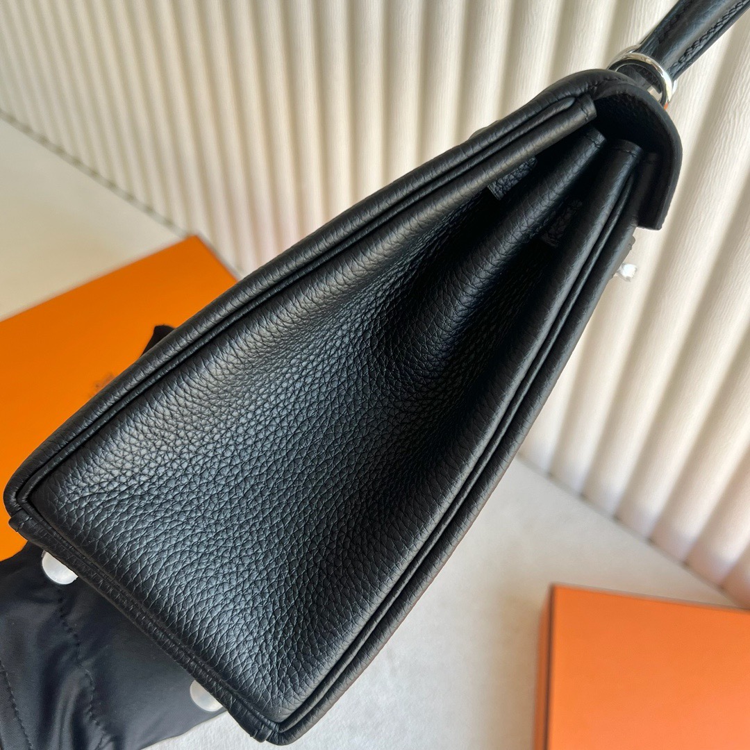 愛馬仕凱莉包泰國價格Hermès Kelly 25cm Togo 顏色CK89 Nior黑色銀色五金