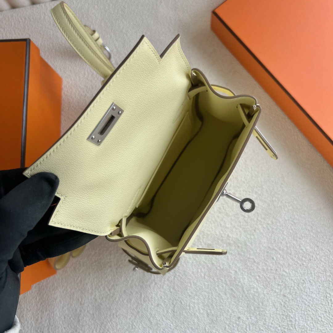 愛馬仕香港網站地址 Hermès Kelly Jump Small Backpack Swift i8 Jaune Milton密爾頓黃銀色五金