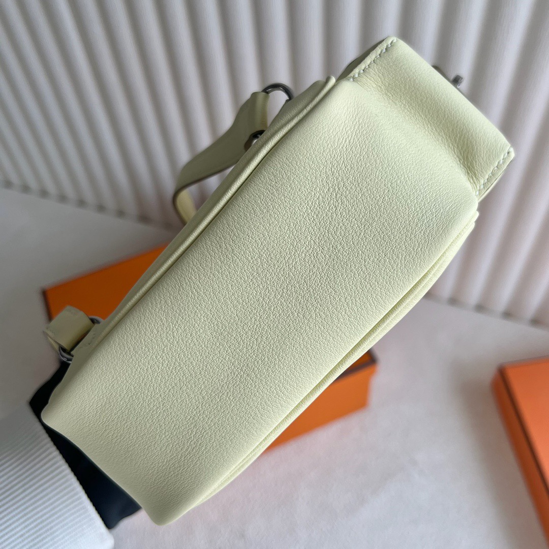 愛馬仕香港網站地址 Hermès Kelly Jump Small Backpack Swift i8 Jaune Milton密爾頓黃銀色五金