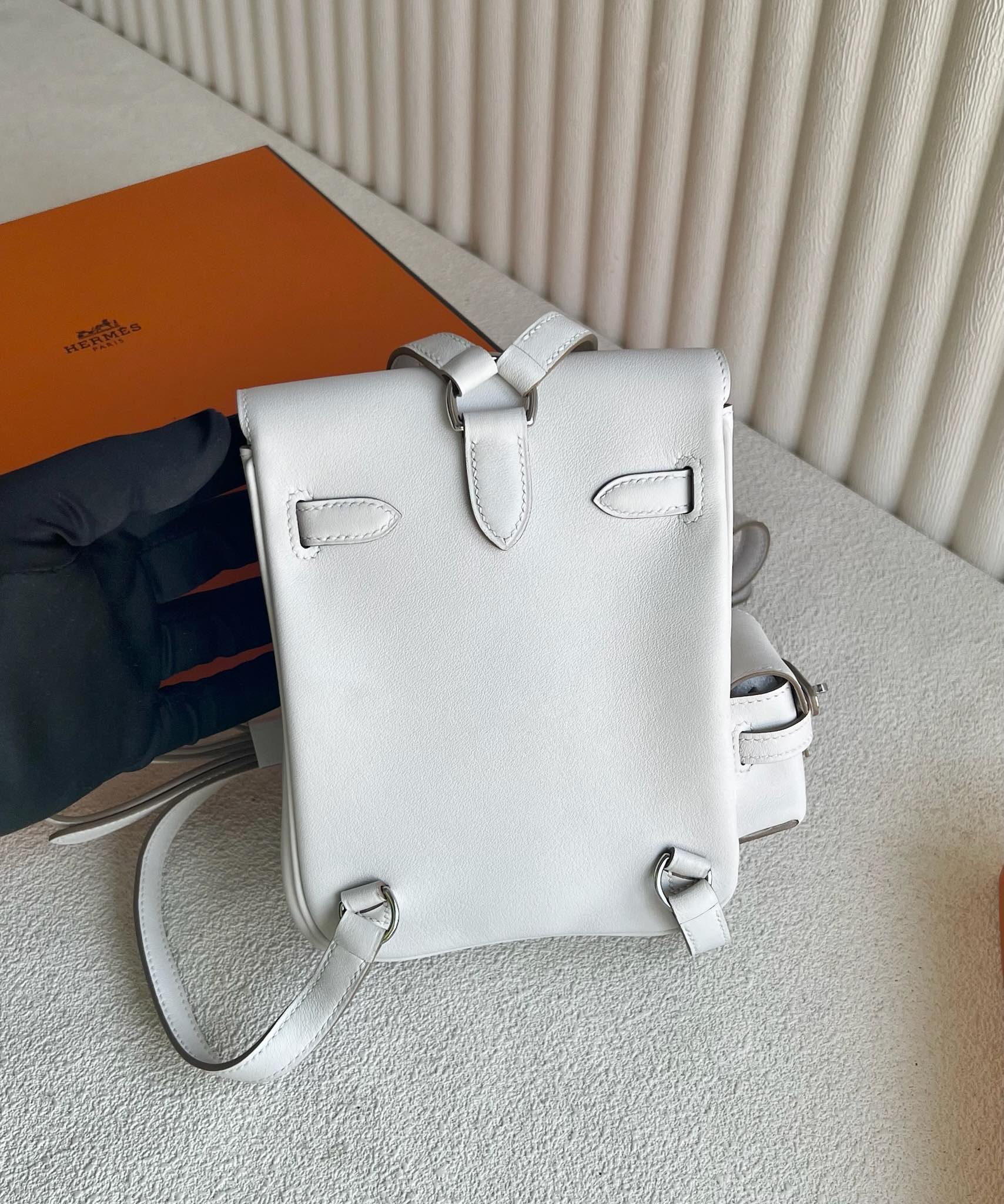 愛馬仕小背包多少錢價格Hermès Kelly Jump Swift M4 Gris Pale奶灰色銀色五金