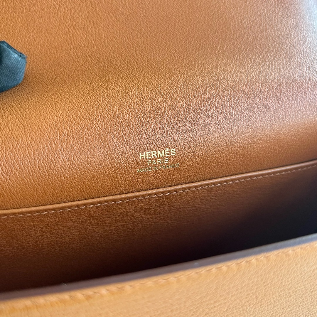 愛馬仕木屐包價格Hermès Geta 20 Bag 山羊皮顏色金棕色金色五金