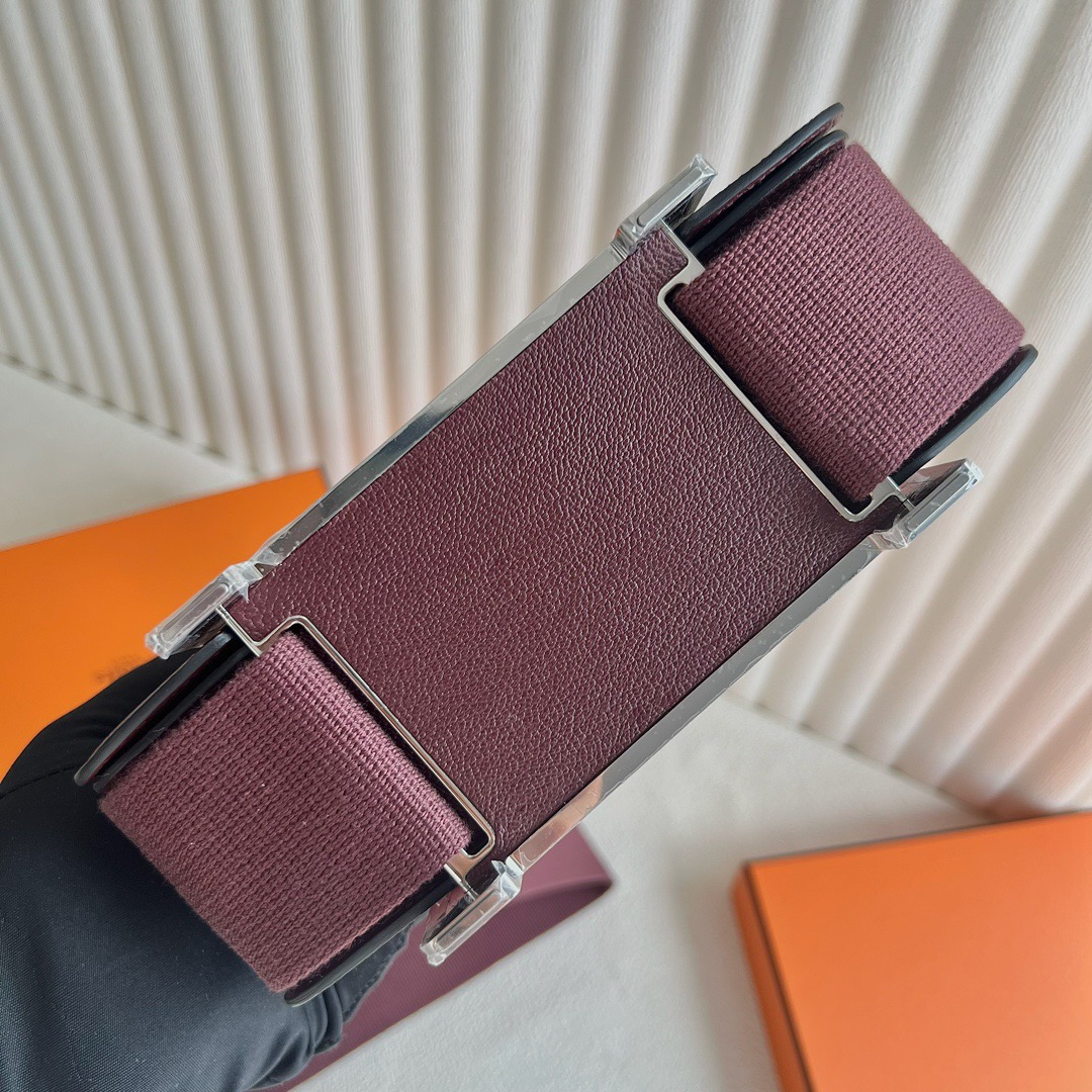 愛馬仕木屐包圖片 Hermès Geta 20cm 山羊皮顏色CK55 Rouge H愛馬仕紅 銀色五金