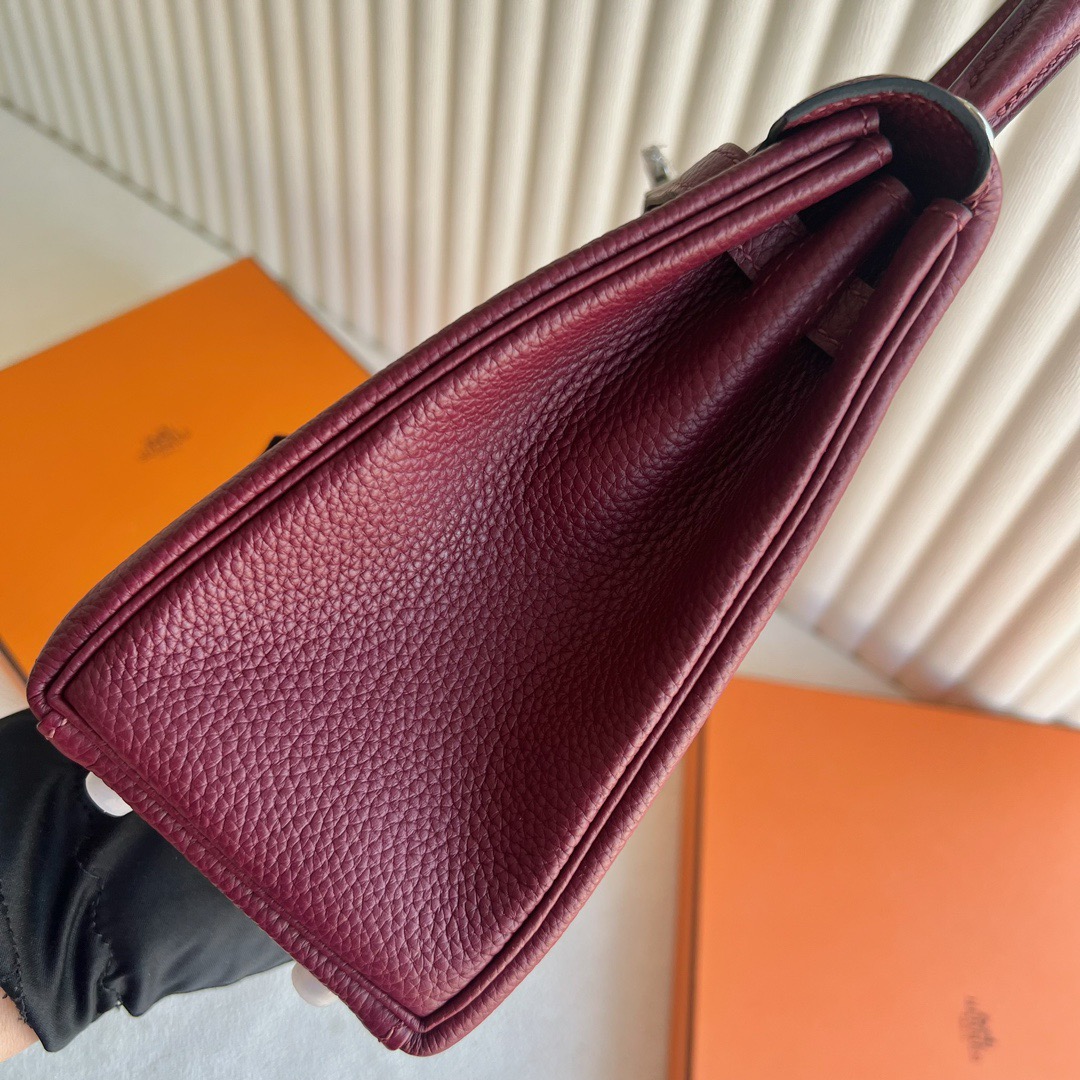 愛馬仕凱莉包25價格Hermès Kelly 25 Togo Leather CK55 Rouge H愛馬仕紅銀色五金