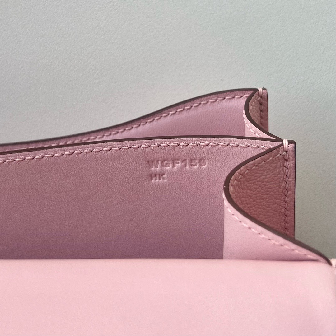 愛馬仕空姐包價格排名 Hermès Constance 18 山羊皮 Rose Sakura新粉色櫻花粉銀色五金