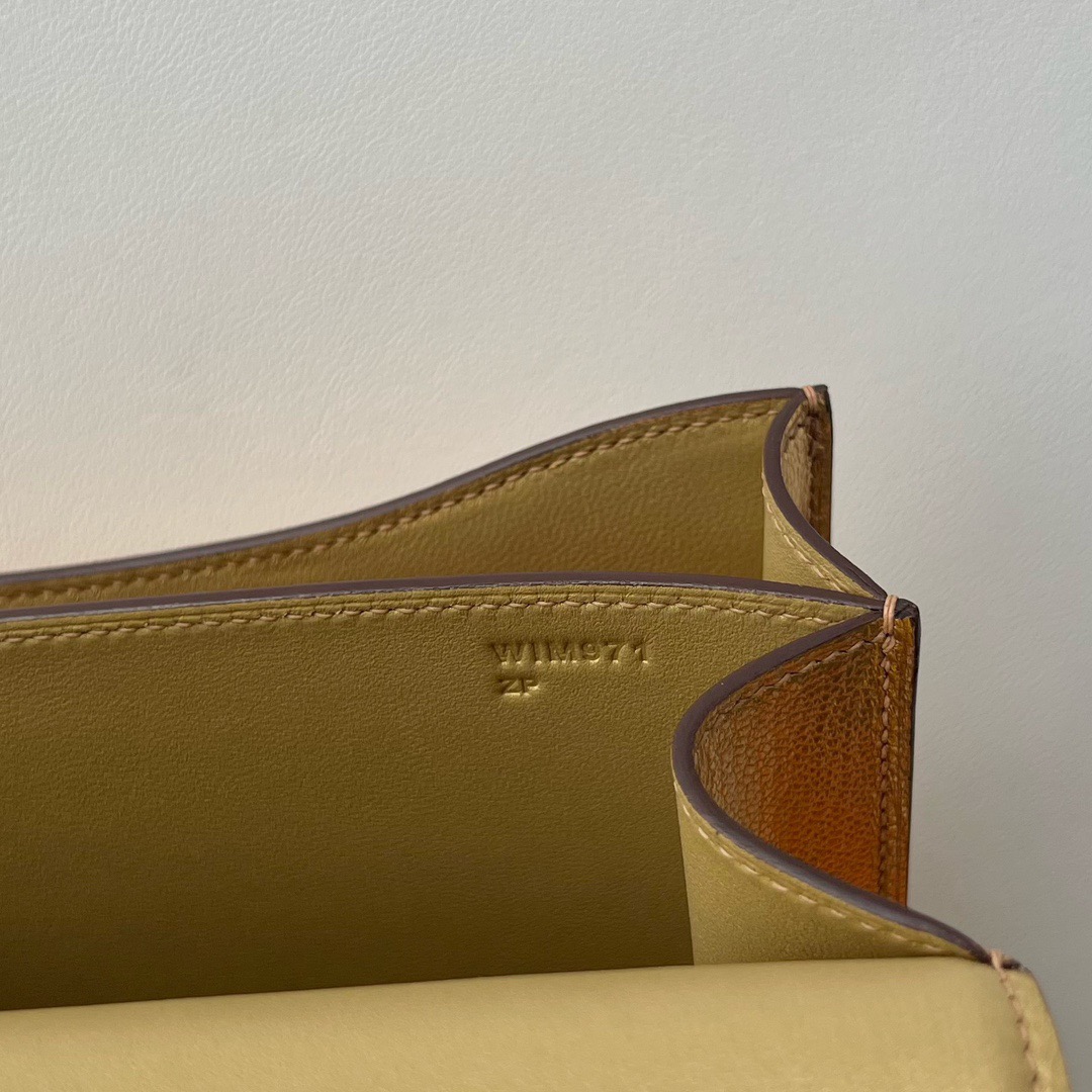 愛馬仕康康包價格 Hermès Constance 18 Mirror Style Chever Y9 DORE 鎏金色 金色五金