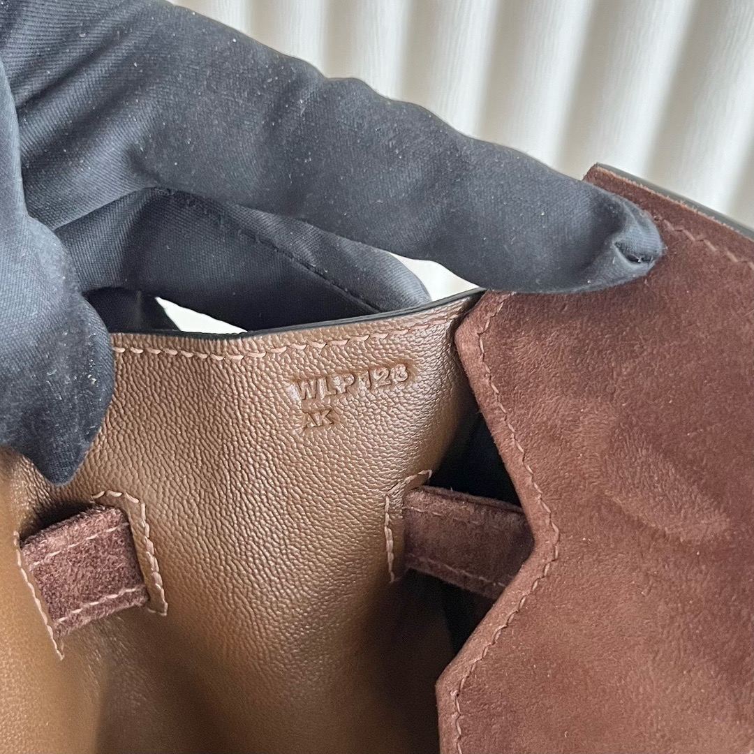 愛馬仕鉑金包35寸專櫃價格 Hermès Birkin 35 Suede進口麂皮 Chocolat 巧克力銀色五金