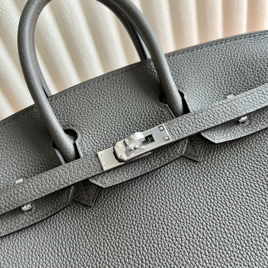 愛馬仕女包大全 Hermès Birkin 25 Togo Leather 8F Etain錫器灰 銀色五金