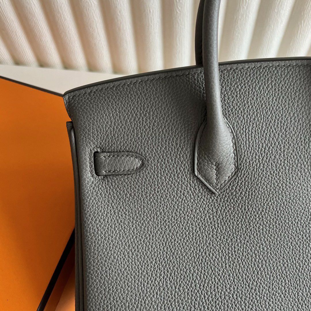 愛馬仕女包大全 Hermès Birkin 25 Togo Leather 8F Etain錫器灰 銀色五金