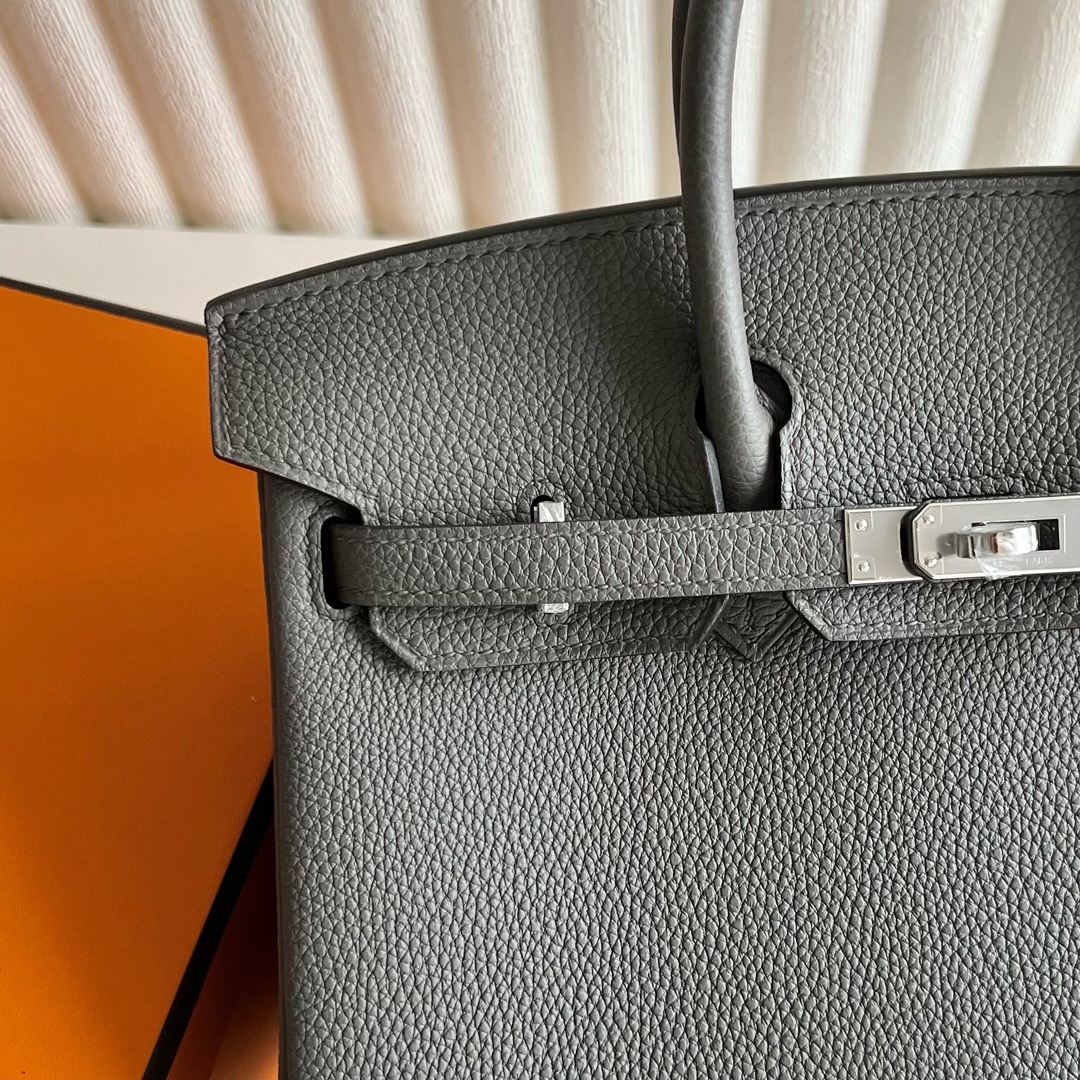 愛馬仕女包大全 Hermès Birkin 25 Togo Leather 8F Etain錫器灰 銀色五金