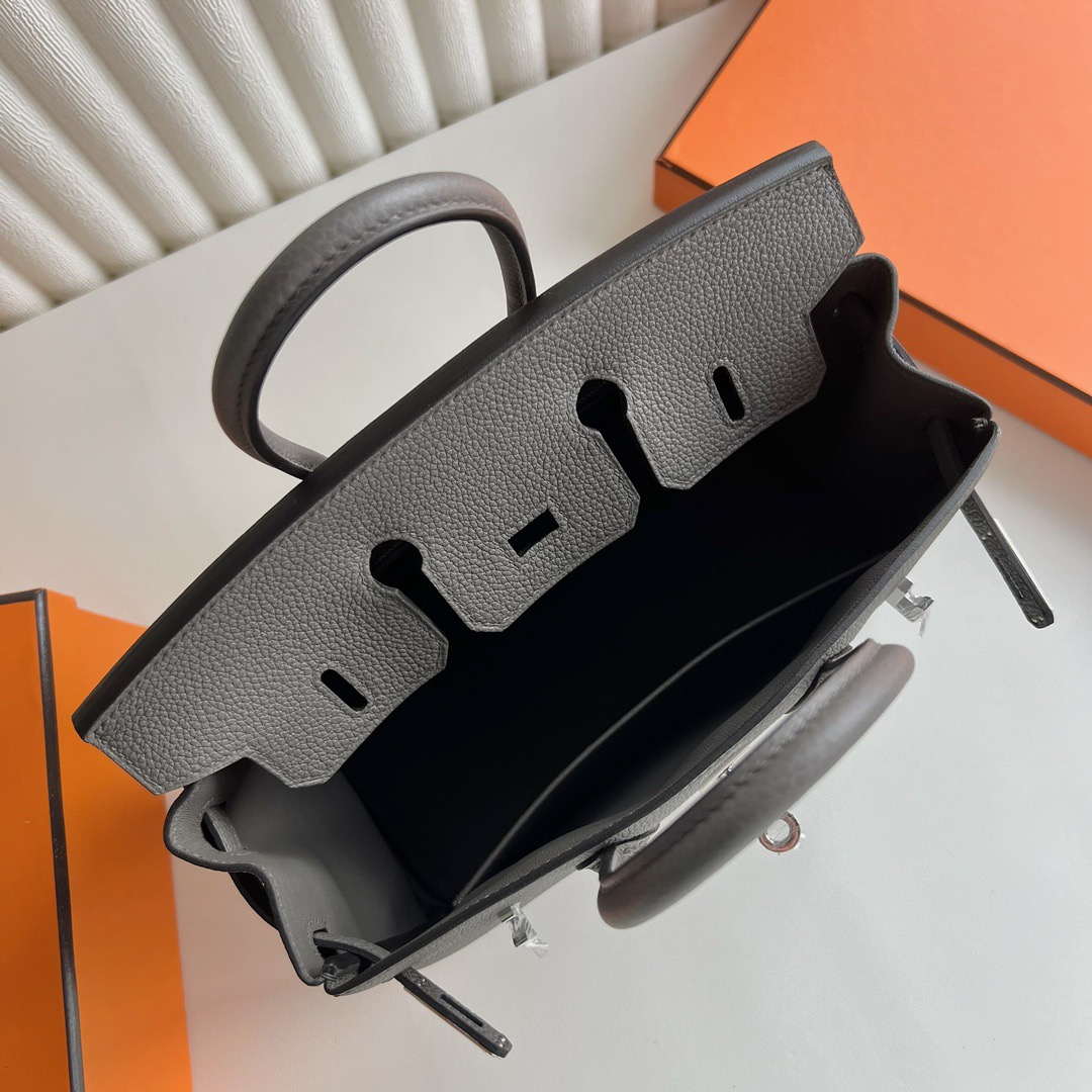愛馬仕女包大全 Hermès Birkin 25 Togo Leather 8F Etain錫器灰 銀色五金