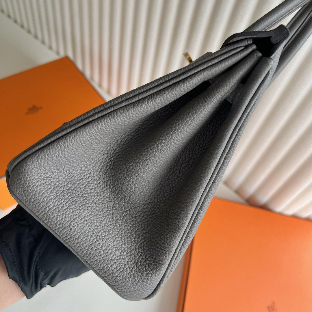 愛馬仕女包價格表大全 Hermès Birkin 25 Togo Leather 8F Etain錫器灰 金色五金