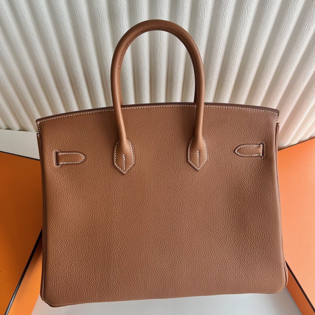 愛馬仕包包女士及圖片价格 Hermès Birkin 35cm Togo 金棕色金色五金