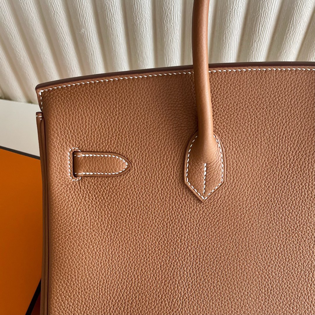 愛馬仕包包女士及圖片价格 Hermès Birkin 35cm Togo 金棕色金色五金