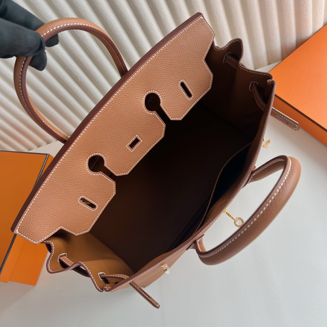 愛馬仕包包女士及圖片价格 Hermès Birkin 35cm Togo 金棕色金色五金