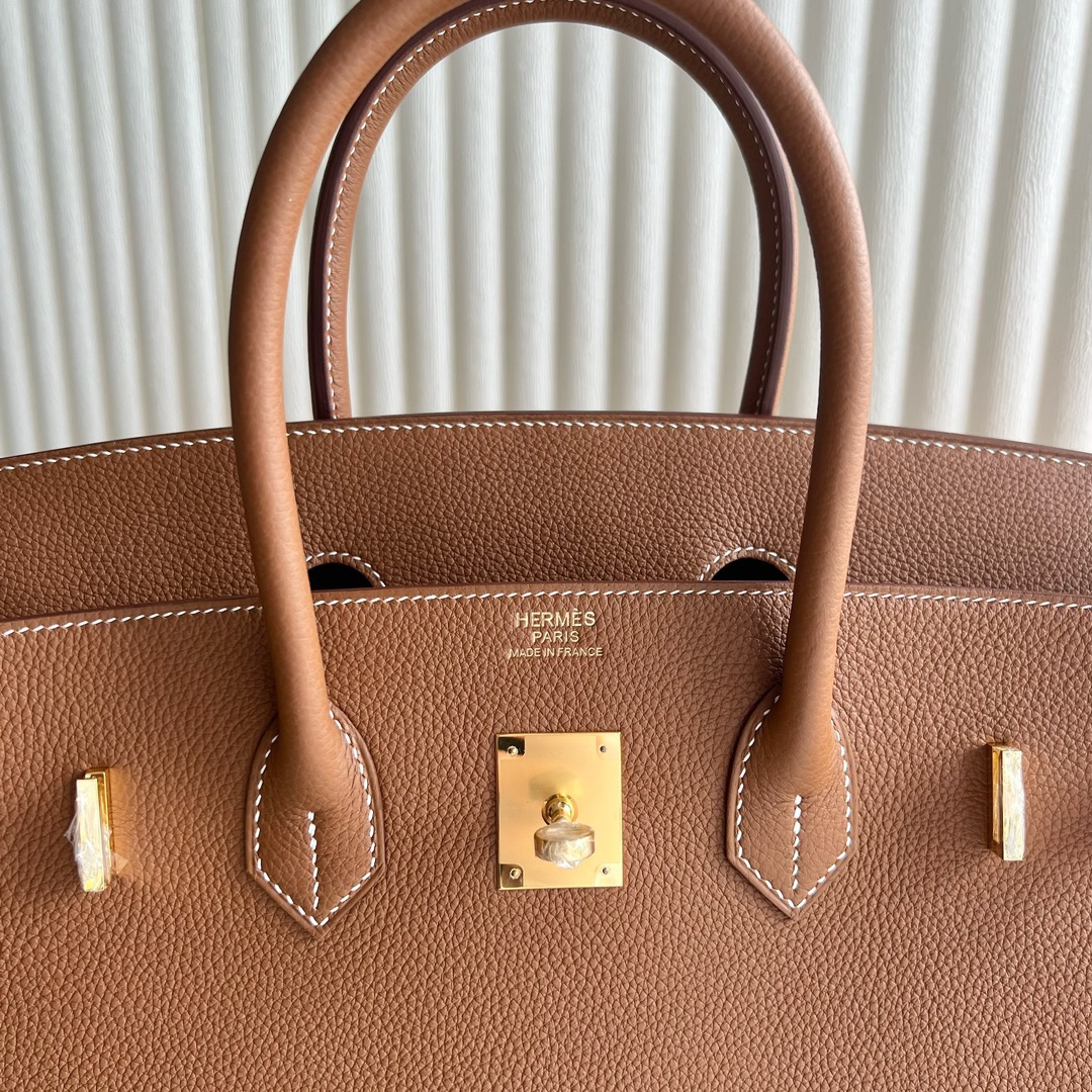 愛馬仕包包女士及圖片价格 Hermès Birkin 35cm Togo 金棕色金色五金