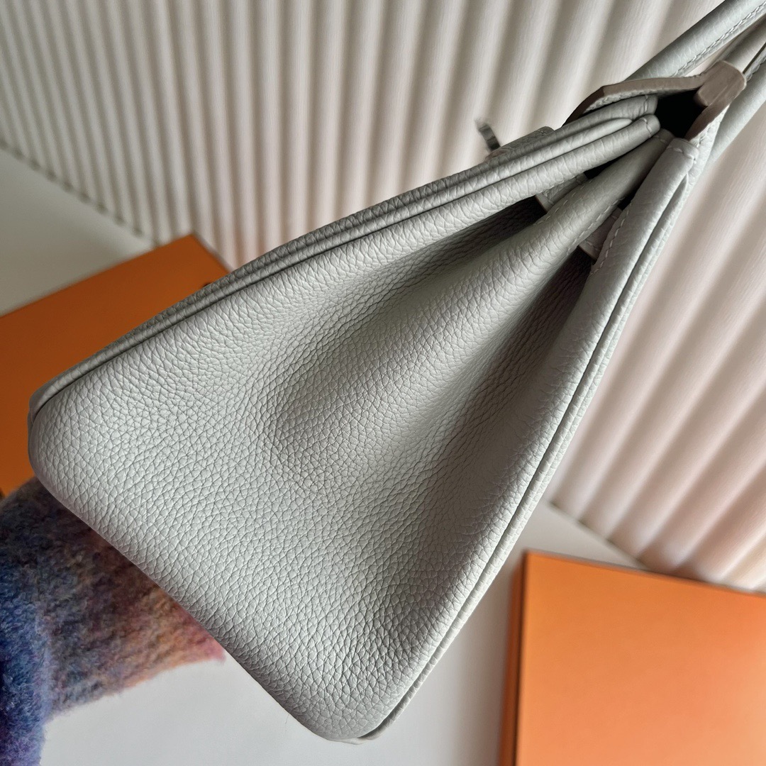 愛馬仕鉑金包多少錢一隻 Hermès Birkin 25 Togo Leather Gris Perle珍珠灰銀色五金
