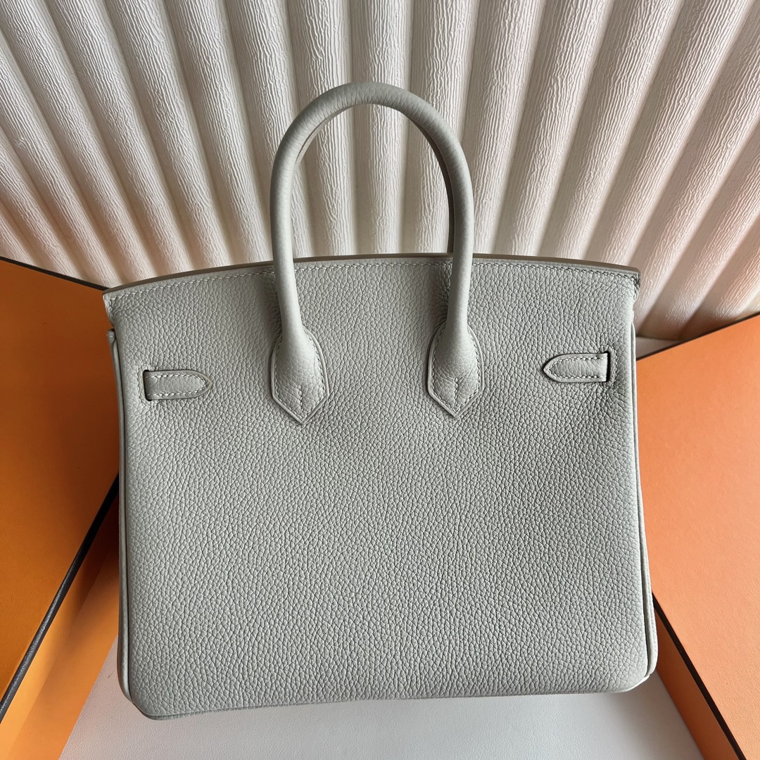 愛馬仕鉑金包多少錢一隻 Hermès Birkin 25 Togo Leather Gris Perle珍珠灰銀色五金