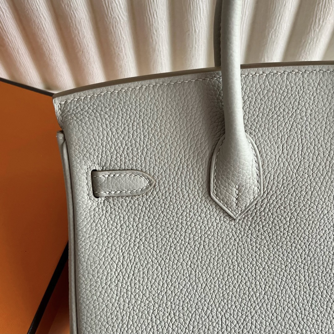愛馬仕鉑金包多少錢一隻 Hermès Birkin 25 Togo Leather Gris Perle珍珠灰銀色五金