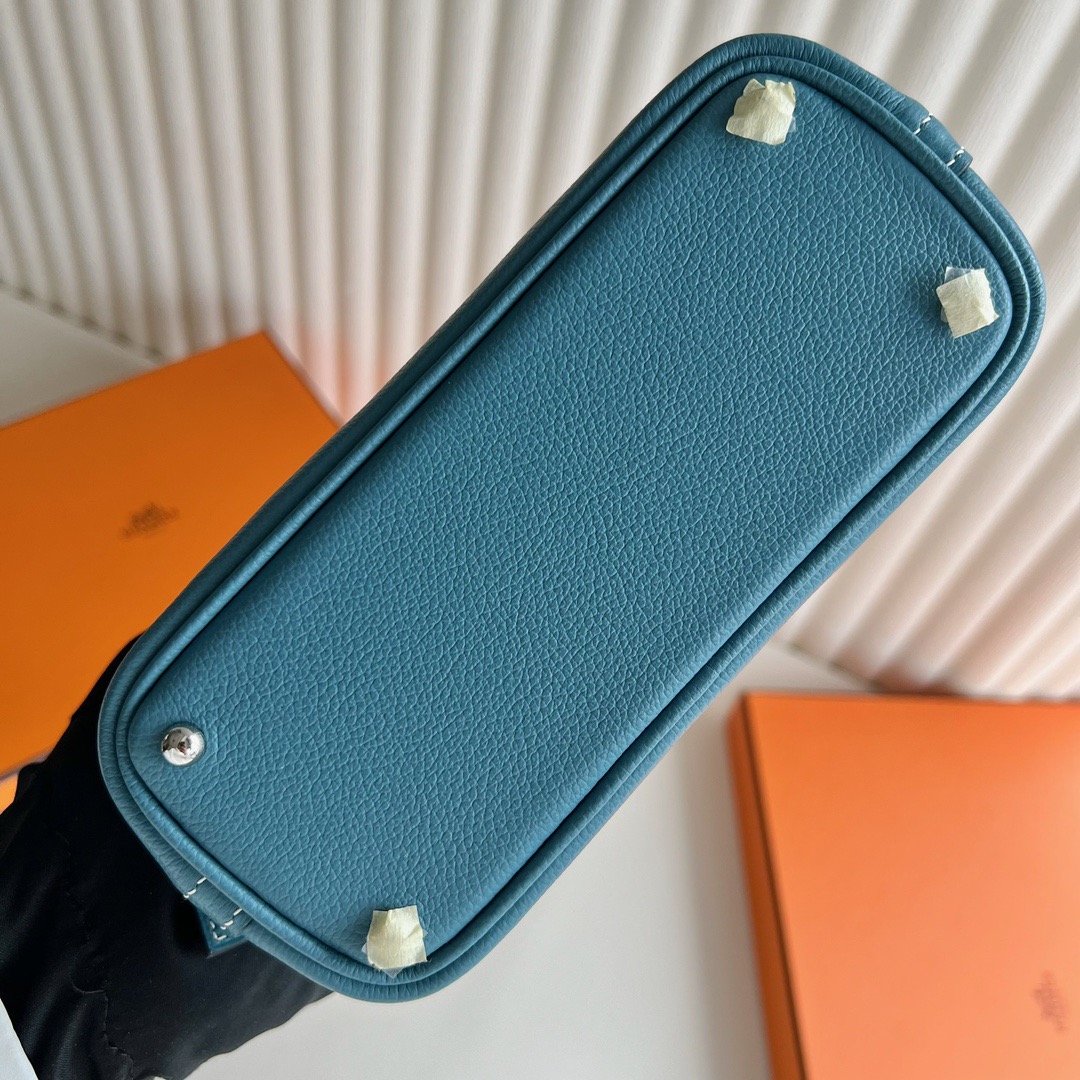 愛馬仕印尼旗艦店價格 Hermès Mini Bolide 20 Evercolor D2 New Bleu Jeans新牛仔藍銀色五金