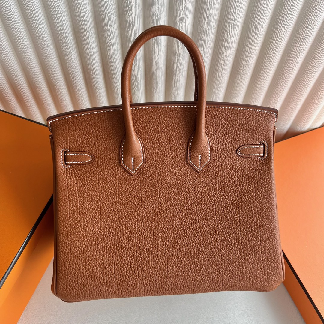 愛馬仕鉑金包多少錢 Hermès Birkin 25 Togo 牛頸紋皮 金棕色金色五金