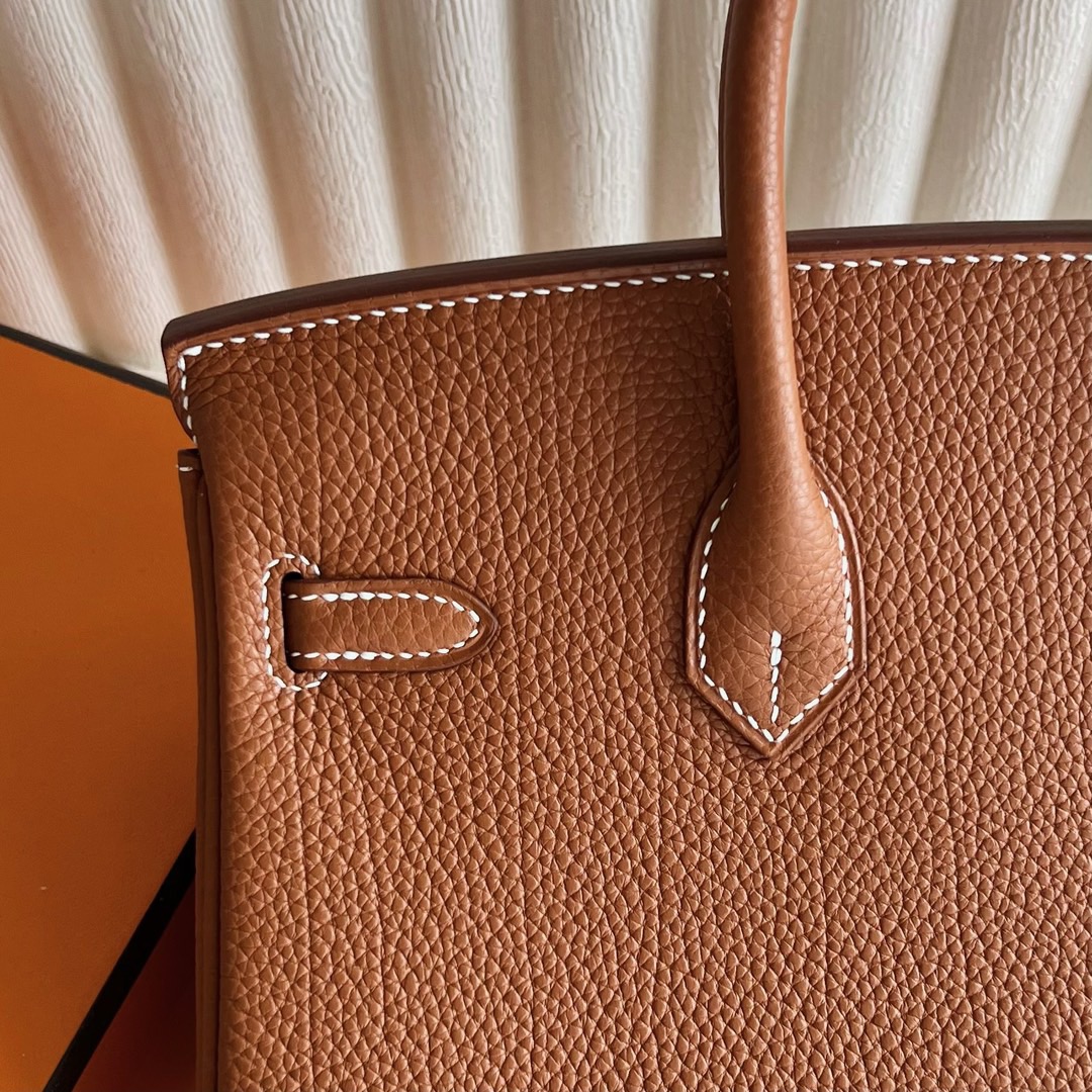 愛馬仕鉑金包多少錢 Hermès Birkin 25 Togo 牛頸紋皮 金棕色金色五金