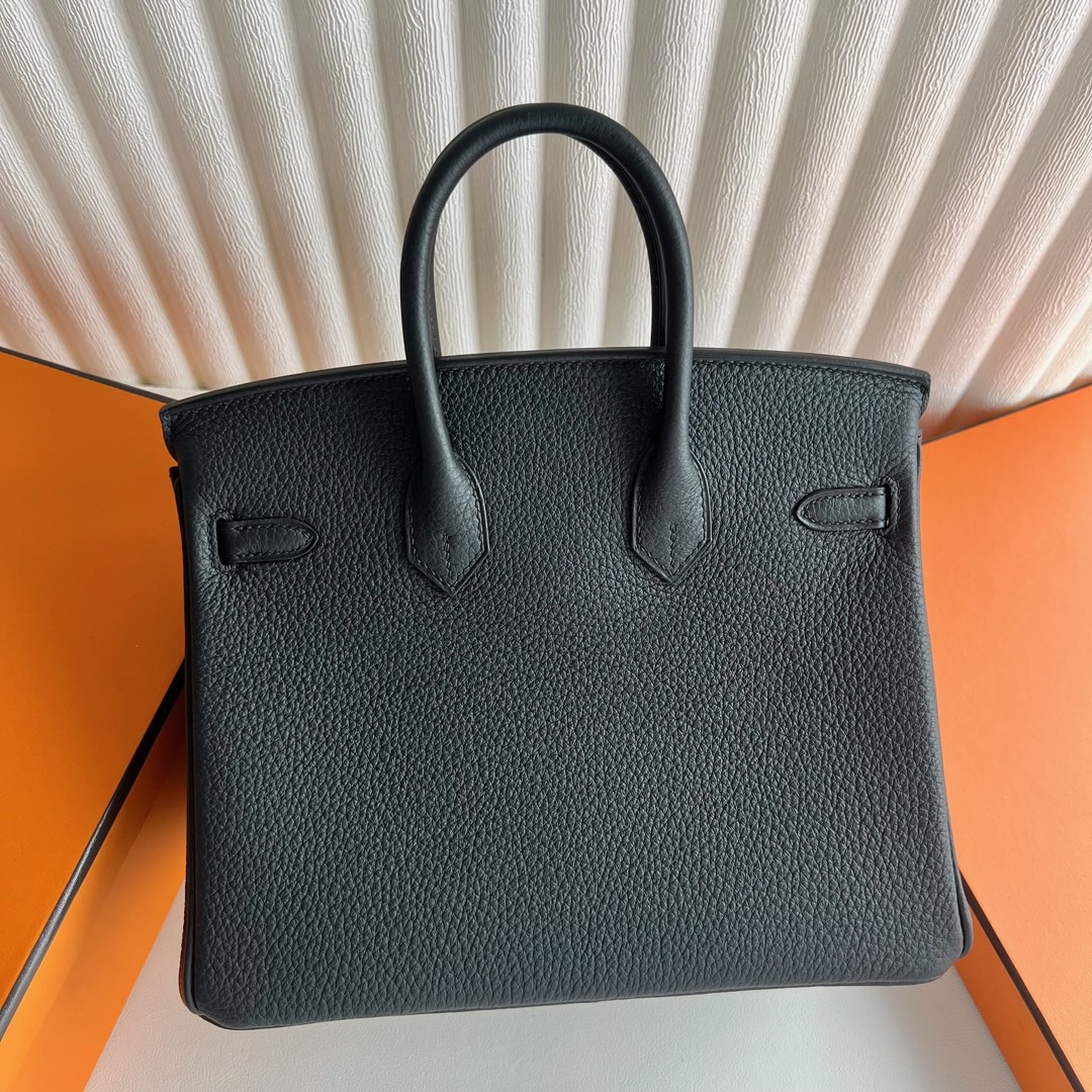 愛馬仕鉑金包圖片網站 Hermès Birkin 25 Togo Leather Noir黑色金色五金