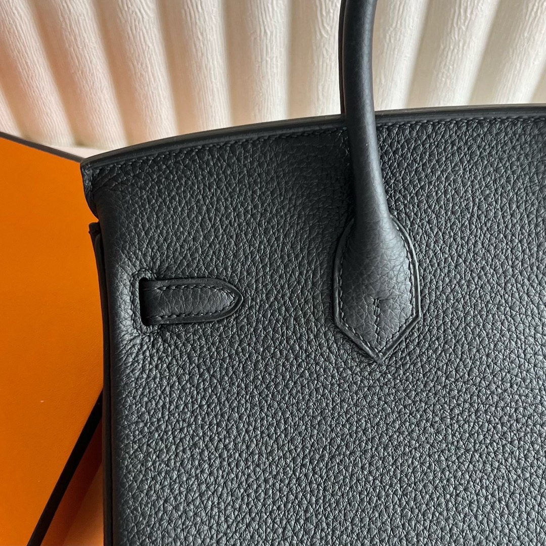 愛馬仕鉑金包圖片網站 Hermès Birkin 25 Togo Leather Noir黑色金色五金