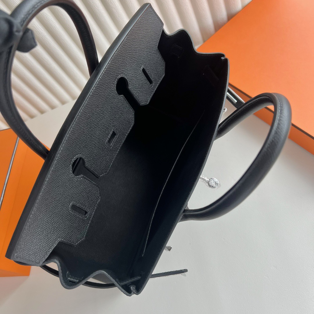 愛馬仕包包旗艦店入口 Hermès Birkin 30 Epsom Leather CK89 Noir 黑色銀色五金