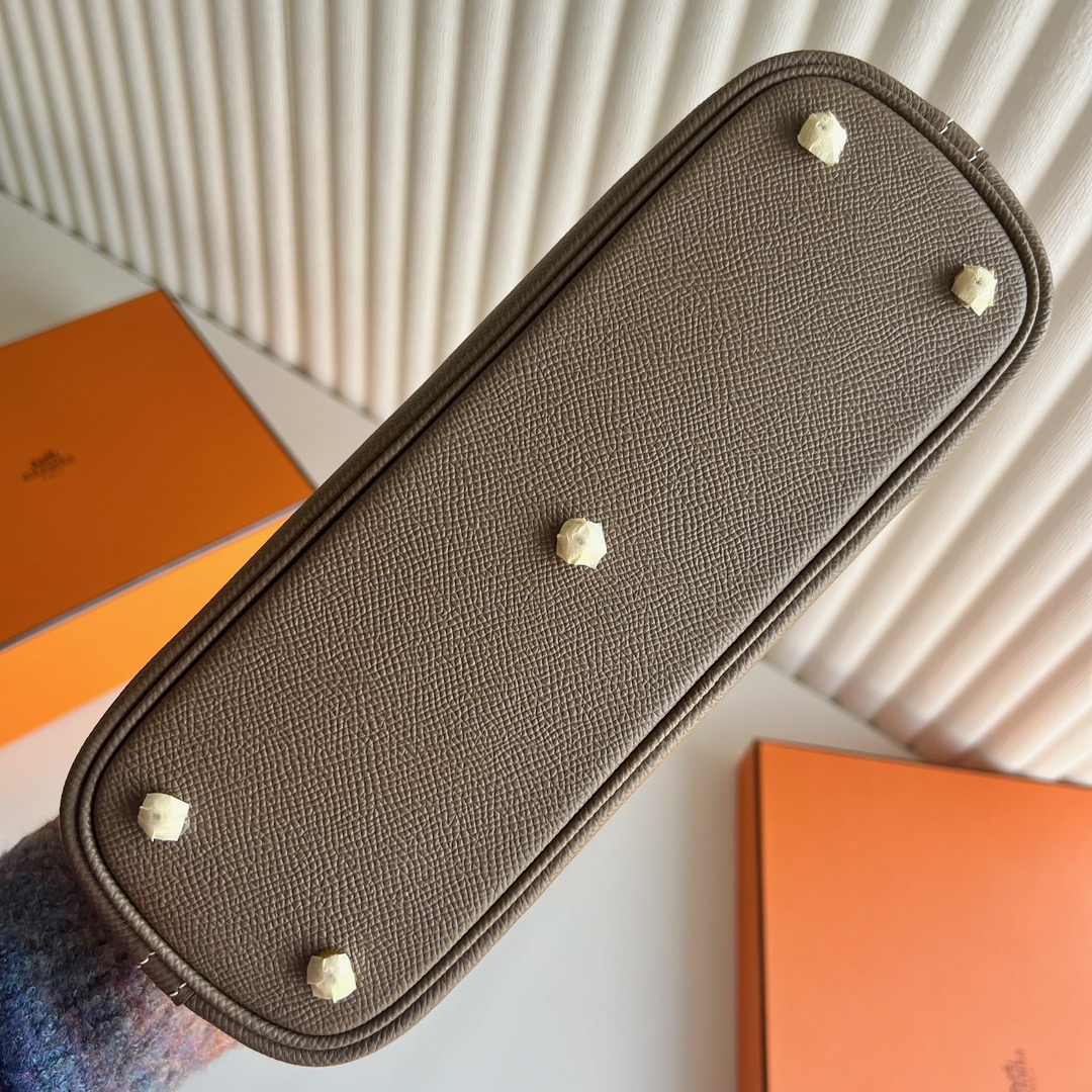 愛馬仕保齡球包25價格 Hermès Bolide 25 Epsom Etoupe大象灰 金色五金