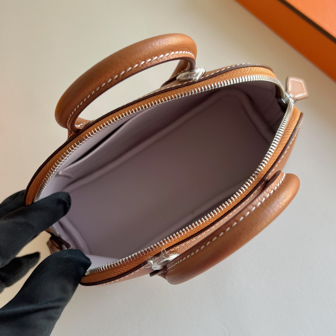愛馬仕女包新加坡售價 Hermès Mini Bolide Evercolor Gold 金棕色/Mauve Pale夢幻粉紫 銀色五金-Qatar Kuwait Hermes Birkin Kelly Lindy bag 愛馬仕女包新加坡售價 Hermès Mini Bolide Evercolor Gold 金棕色/Mauve Pale夢幻粉紫 銀色五金