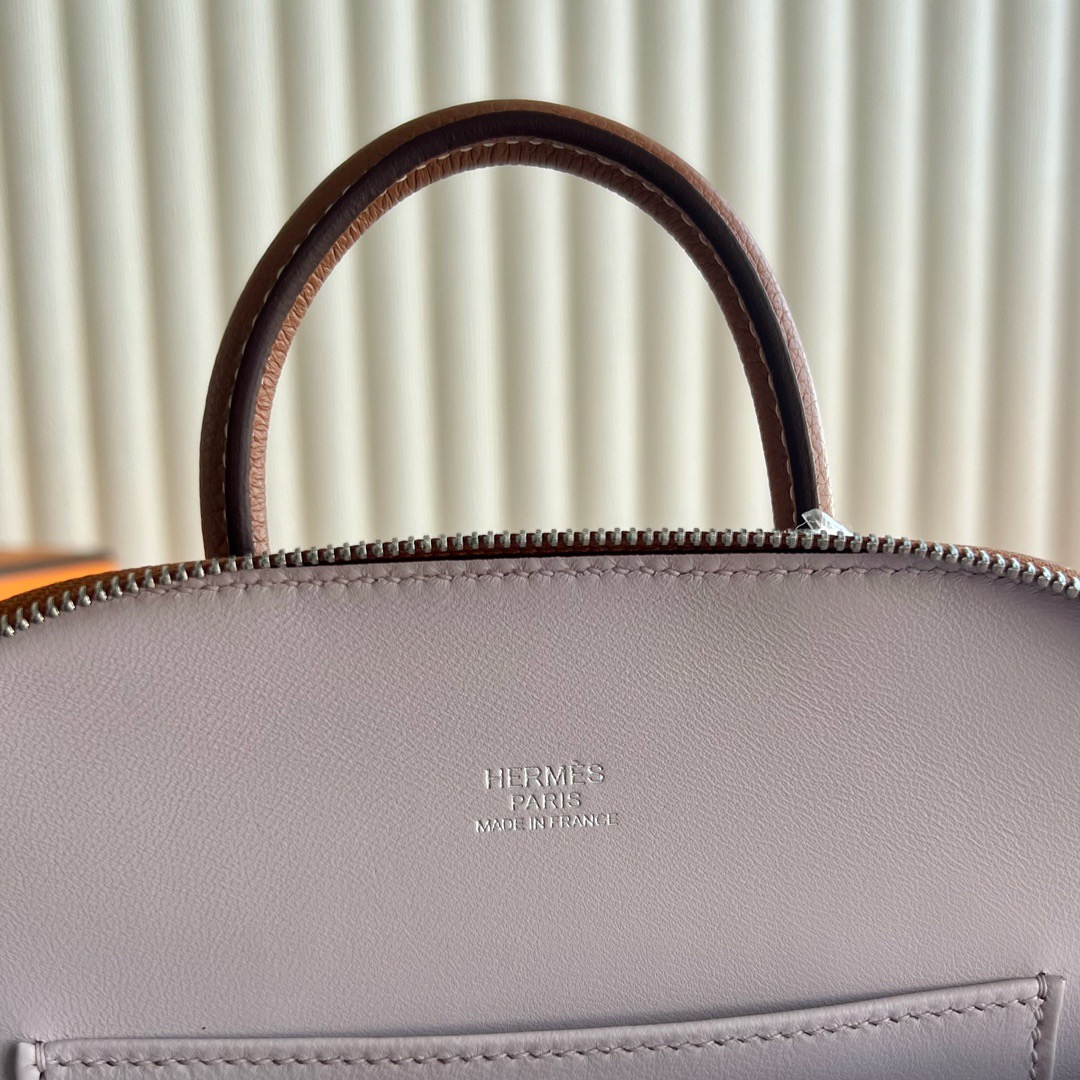 愛馬仕女包新加坡售價 Hermès Mini Bolide Evercolor Gold 金棕色/Mauve Pale夢幻粉紫 銀色五金-Qatar Kuwait Hermes Birkin Kelly Lindy bag 愛馬仕女包新加坡售價 Hermès Mini Bolide Evercolor Gold 金棕色/Mauve Pale夢幻粉紫 銀色五金