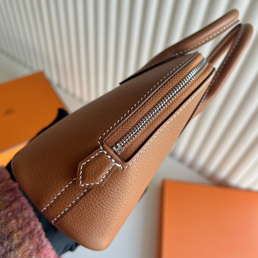 愛馬仕女包新加坡售價 Hermès Mini Bolide Evercolor Gold 金棕色/Mauve Pale夢幻粉紫 銀色五金-Qatar Kuwait Hermes Birkin Kelly Lindy bag 愛馬仕女包新加坡售價 Hermès Mini Bolide Evercolor Gold 金棕色/Mauve Pale夢幻粉紫 銀色五金