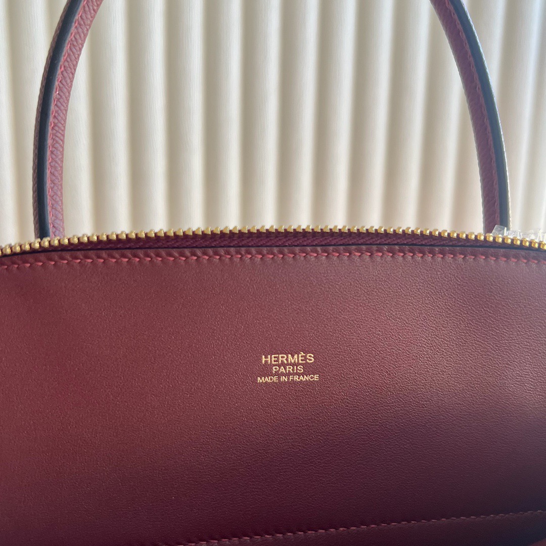 愛馬仕保齡球包27價格 Hermès Bolide 27 Epsom Rouge H愛馬仕紅金色五金