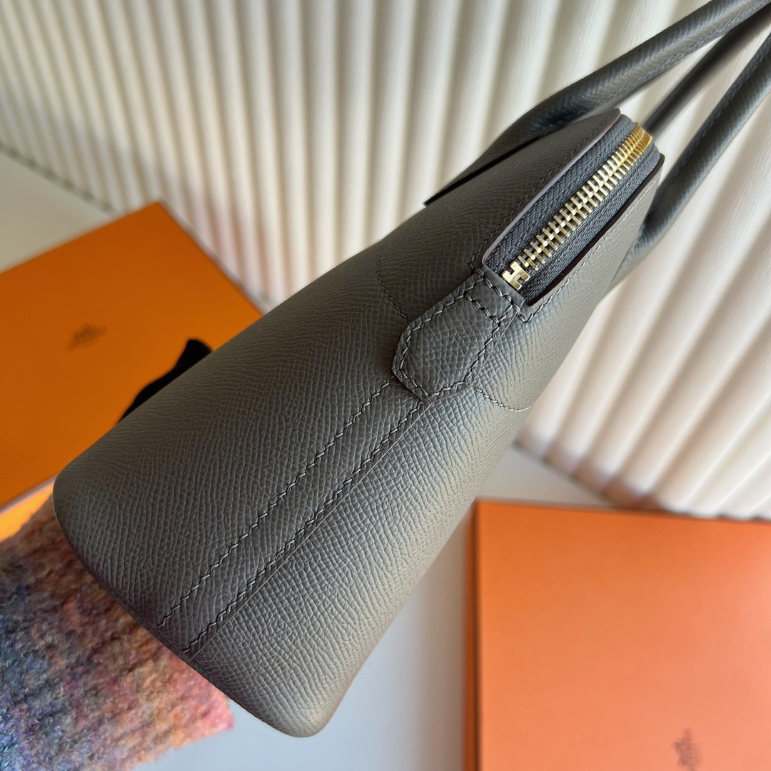 愛馬仕保齡球包有幾個尺寸 Hermès Bolide 27 Epsom 8F Etain錫器灰金色五金