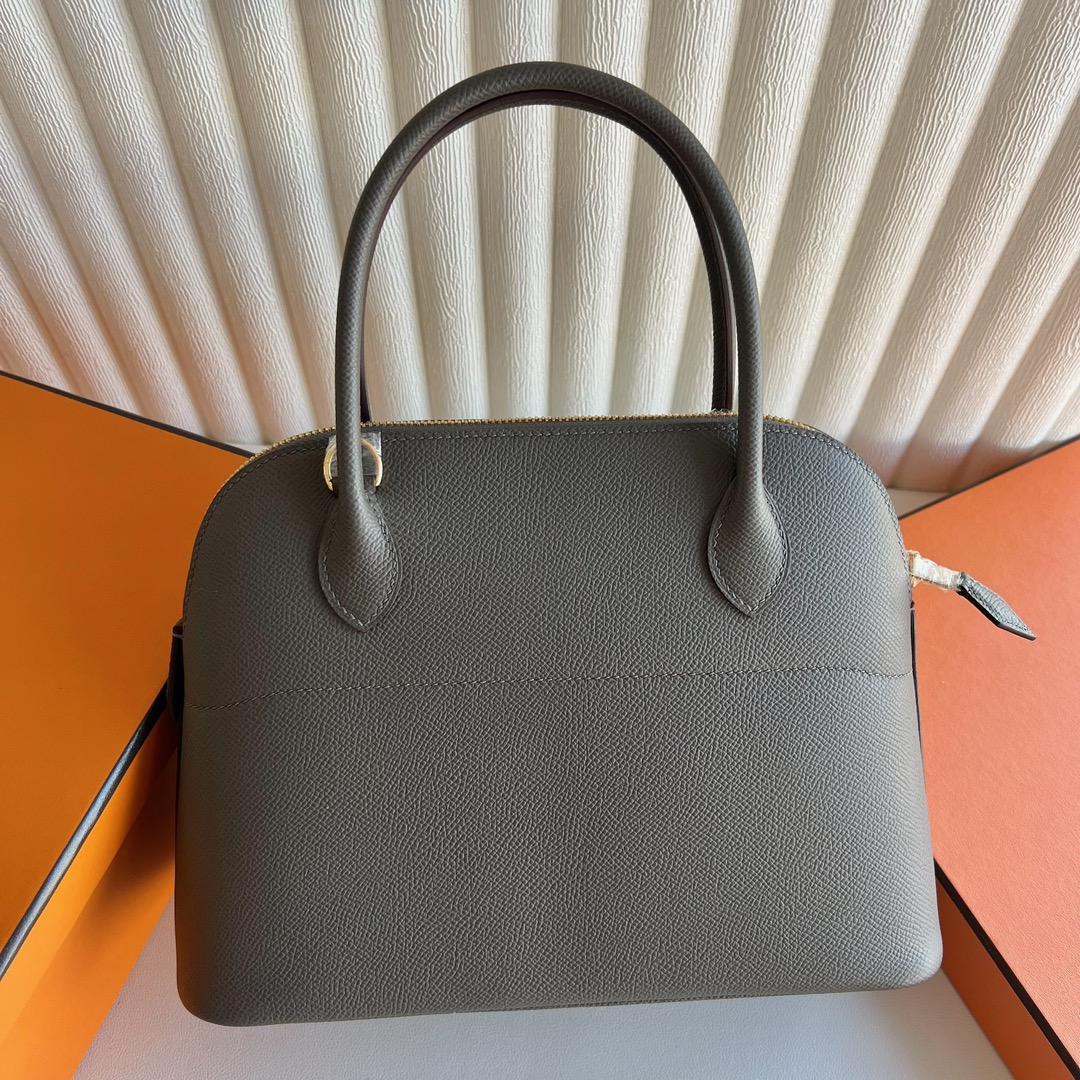 愛馬仕保齡球包有幾個尺寸 Hermès Bolide 27 Epsom 8F Etain錫器灰金色五金