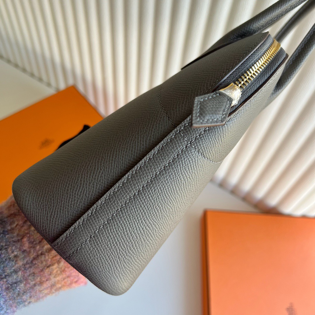 愛馬仕保齡球包有幾個尺寸 Hermès Bolide 27 Epsom 8F Etain錫器灰金色五金