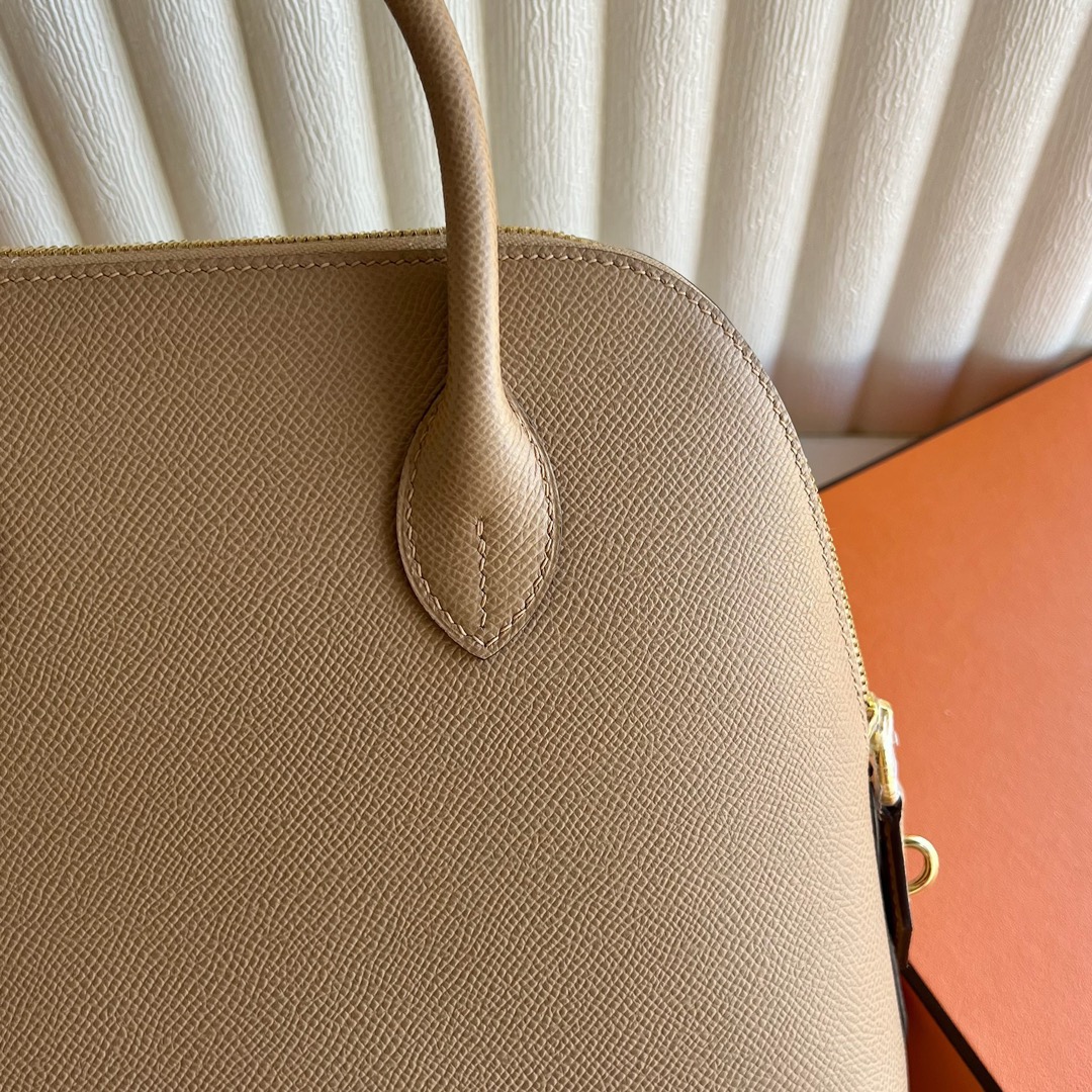 愛馬仕包包圖片大全 Hermès Special Order HSS Bolide 25 Epsom 奶茶色/錦葵紫金色五金